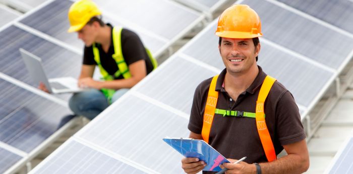Iconic Solar Panel Installation